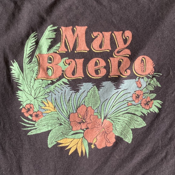 xs hurley vintage cropped graphic tee - Picture 3 of 3